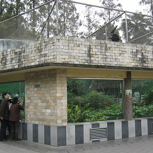white-cheeked gibbon cage