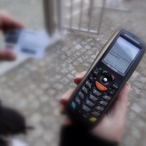 Scanner of annual cards