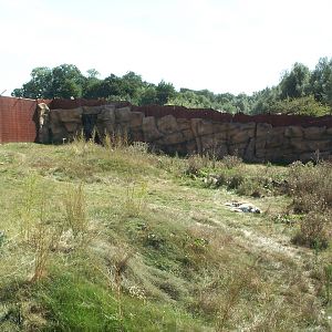 Tiger enclosure in about 2003/4