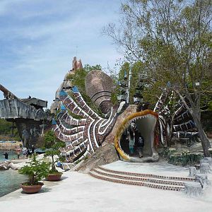 Entrance to the complex, May 2013.