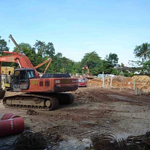 Panda building works, May 2013.