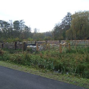 View of new waterfowl pens in the Weird and Wonderfull zone