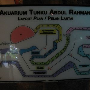 floor plan of the Aquarium