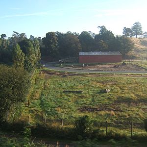View of the Elephant House from the SVR