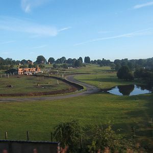 View of the Indian Rhino House from the SVR