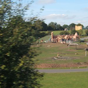 View of the Indian Rhino House from the SVR