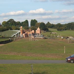 View of the Indian Rhino House from the SVR