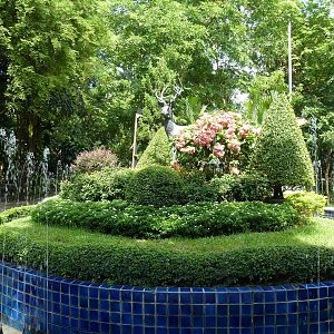 Schomburgk's deer fountain, July 2013.