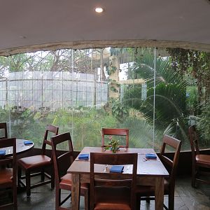 Cafe Maya - View of Mundo Maya Exhibit Complex