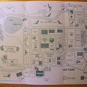 Gorge Wildlife Park Map Nov 2013