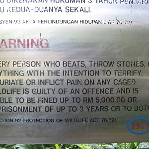 warning signage