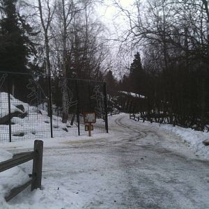 Looking towards Dall Sheep/Snow Leopard/Brown Bear Exhibits