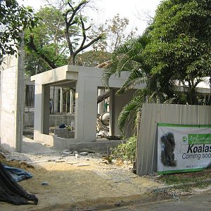 construction for the koala area