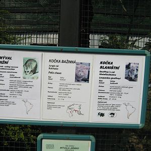 Usti nad Labem-Small Carnivor Exhibit Signs