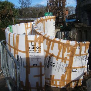 View of new Tunnel pieces for the Aquarium