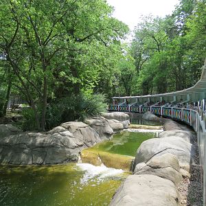 Wilds of Africa - Monorail Safari - River Exhibit for Waterbuck and Birds