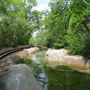 Wilds of Africa - Monorail Safari - River Exhibit for Waterbuck and Birds