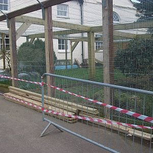New mesh for Pheasant pens, 23rd March 2014