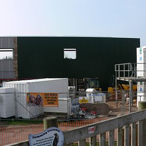 Orangutan construction at Blackpool Zoo, 30/03/14