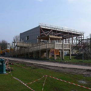 Orangutan construction at Blackpool Zoo, 30/03/14
