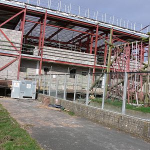 Orangutan Exhibit Construction at Blackpool Zoo, 13/04/14