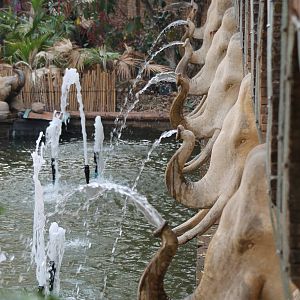 elephant fountains