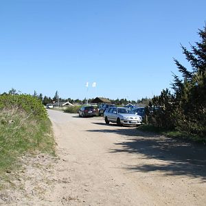 Road to the entrance