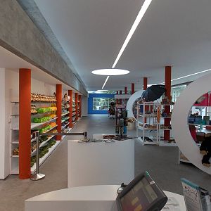 Newly refurbished tecton shop