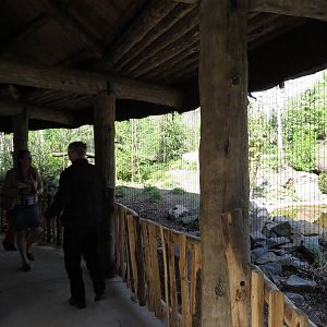 Leopard viewing area, April 2014.