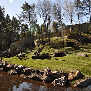 Extended gorilla enclsoure