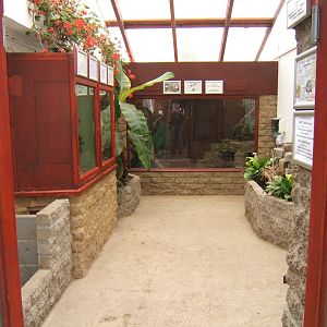 View inside Reptile House
