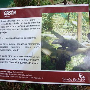 Signage Example at Zoo Simon Bolivar, 12/04/14