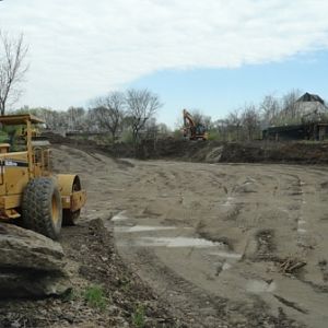 Construction of the Cheetah Exhibit
