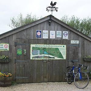 Entrance building (includes cafe and shop), 1st May 2014