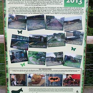 Progress signage, 1st May 2014