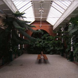 View inside the Bird House