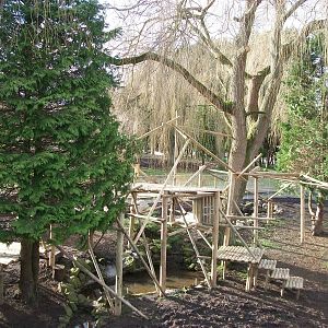 Red Panda exhibit completed, 21st February 2014