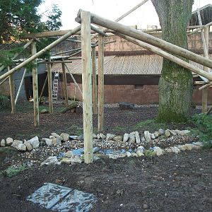 Red Panda exhibit progress, 3rd January 2014