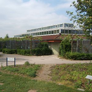 View of one of the Bird Houses
