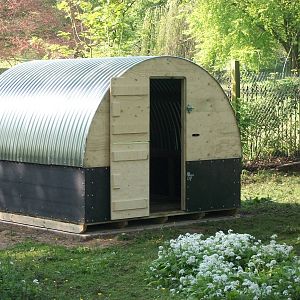 Shelter erected, 16th May 2014