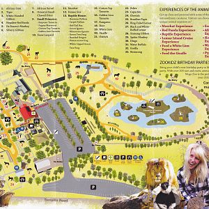Zoo Map as of 2014