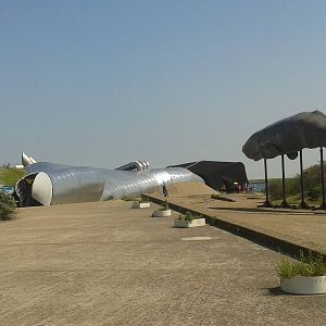 Whale exposition building