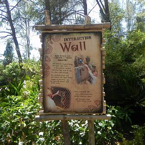 Interaction Wall sign Tiger Trail