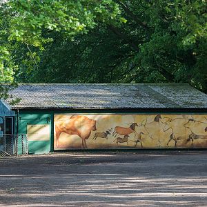 European bison / wisent housing : Whipsnade : 06 Jun 2014