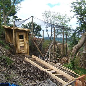 New enclosure under construction