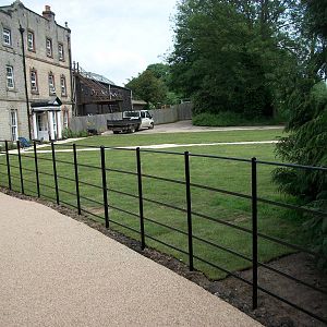 A lovely new look for the area around the Hall, 9th June 2014