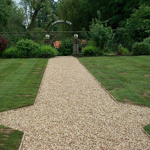 A lovely new look for the area around the Hall, 9th June 2014