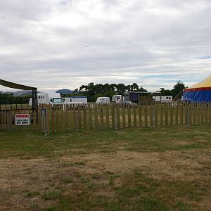 Jumbo the elephant's pen at the circus