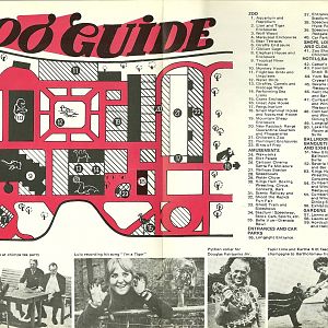 Belle Vue, Manchester. Map from 1971 guidebook part two