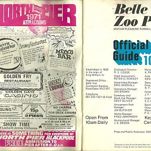 Belle Vue, Manchester. Pages from 1971 guidebook